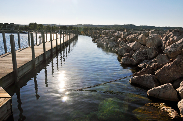 a long walk on the pier